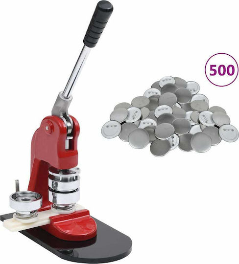 vidaXL Badge Press with Cutter 58mm