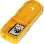 Eisen Plastic Pencil Sharpener Yellow για Μύτες 2mm Κίτρινη