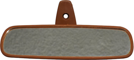 Carman Car Interior Mirror Βιδωτός με Πλαστική Βάση Μπεζ