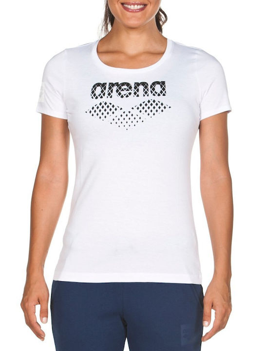 Arena Essential Damen Sport T-Shirt Weiß