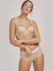 Bra without Padding Underwire Beige