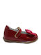 Ricco Mondo Kids Anatomic Patent Leather Ballerinas with Hoop & Loop Closure Red