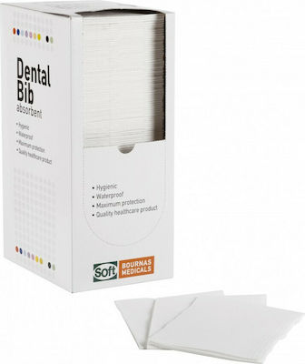 Bournas Medicals Dental White Towel 2ply + 1ply without Dispenser