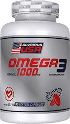 Olympus Usa Omega 3 Fish Oil Fischöl 1000mg 90 Softgels
