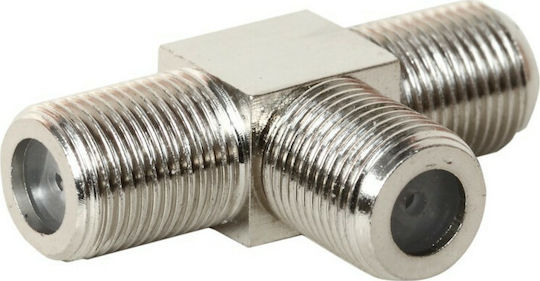 KAL Electronics Convertor Conector F Feminin în Conector F Feminin Argintiu 1 Bucată CP21-01-062