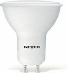 Geyer LED Lampen für Fassung GU10 und Form PAR16 Naturweiß 470lm 1Stück