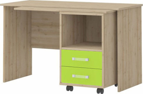 Kiki RS Детско бюро от меламин Бежов 125x60x76см