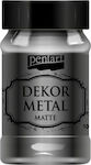 Pentart Dekor Metal Matte Colour Chalk Ανθρακί 100ml