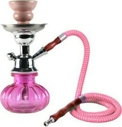 Ναργιλές Μονός 25cm Pumpkin Hookah Shisha Ροζ Ναργιλές Μονός 25cm Pumpkin Hookah Shisha Ροζ