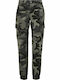 Urban Classics Damen Hoch tailliert Baumwolle Cargo Hose