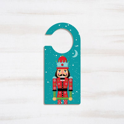 Christening Favor Door Hanger Καρυοθραύστης made of Wood