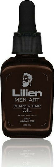 Union Cosmetic Λάδι Περιποίησης για Γένια Lilien Men Black 30ml