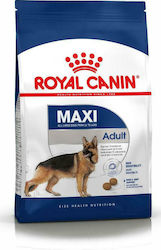 Royal Canin Maxi Adult 10kg Hrană Uscată pentru Câini Adulți de Rase Mari cu Porumb, Păsări de curte și Orez