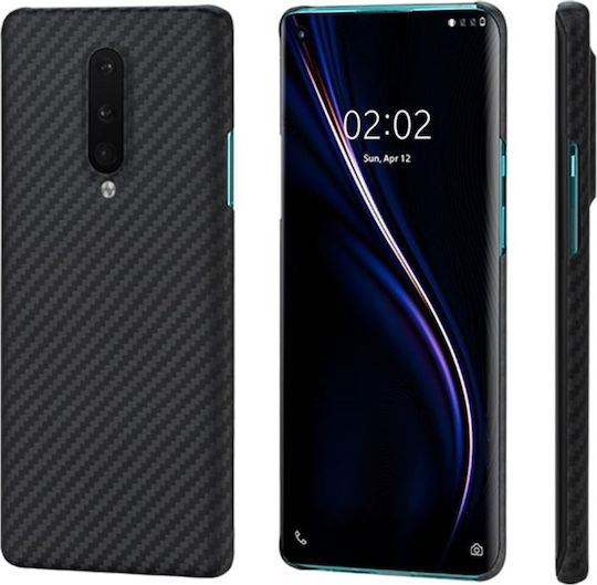 Pitaka Aramid Fiber Body Back Cover Aramid Fiber 0.65mm Gri (OnePlus 8)