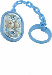 Prince Silvero Schnullerclip für Babys aus Silb...