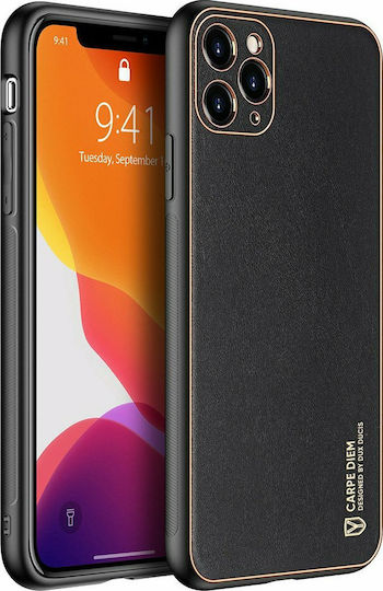 Dux Ducis Yolo Elegant Back Cover Δερματίνης / Πλαστικό Μαύρο (iPhone 11 Pro)
