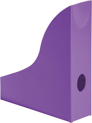 Durable Magazine File Organizer Plastic Purple 73x3x30.6cm.