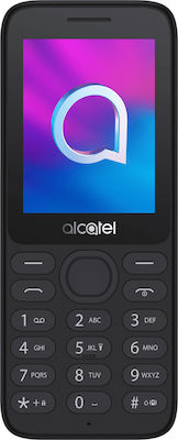 Alcatel 3080G Single SIM Κινητό με Κουμπιά Μαύρο