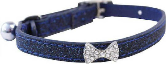 Happypet Finesse Κολάρο Γάτας Glitter Bow 30x2cm Μπλε