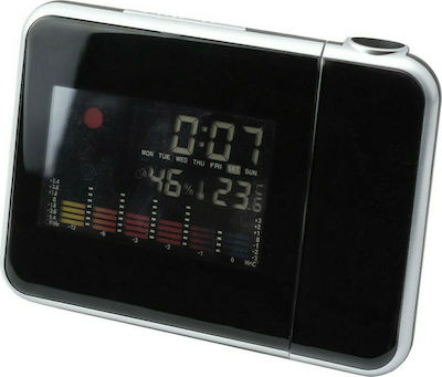 Ψηφιακό Ρολόι Επιτραπέζιο με Ξυπνητήρι DS-8190 Μαύρο G417