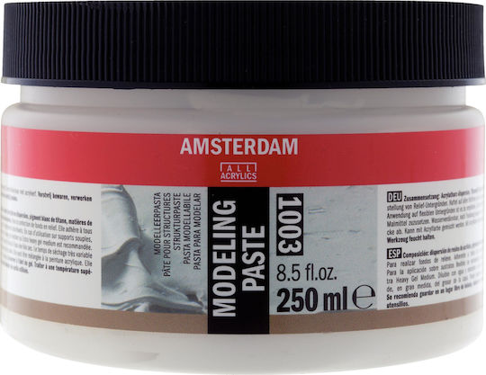 Royal Talens Amsterdam All Acrylics Modeling Paste 1003 Paste Decoupage White 250ml