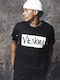 T-shirt Μαύρο