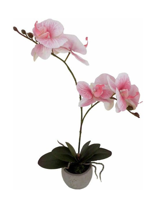 InTheBox Künstliche Pflanze in Blumentopf Orchidee Orchidea Pink 48cm 1Stück