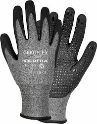 Cofra Gekoflex Αδιάβροχα Γάντια Εργασίας Νιτριλίου Γκρι