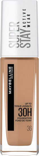 Maybelline Super Stay 30H Flüssiges Make-up 36 Warm Sun 30ml