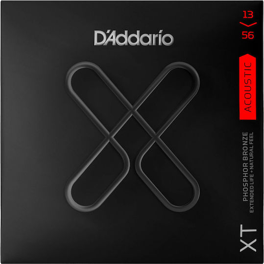 Daddario XT Σετ Χορδών Phosphor Bronze Ακουστικής Κιθάρας 13 - 56" Medium