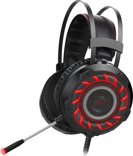 AS-30 Über Ohr Gaming-Headset mit Verbindung 3,5mm Schwarz