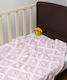 Silk Fashion Pătură Pepinieră Swaddling pături Tricotat Roz 75x100cm