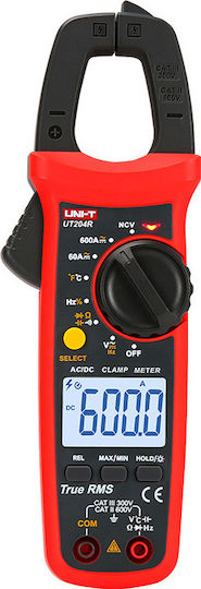 Uni-T UT204R Clamp Meter Digital 600A AC True RMS UT204R