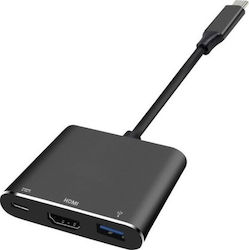 Logic USB-C Docking Station με HDMI 4K PD (G-43P)