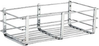 Tema Επιτοίχια Ραφιέρα Μπάνιου Inox με 1 Ράφι 30x15x11cm