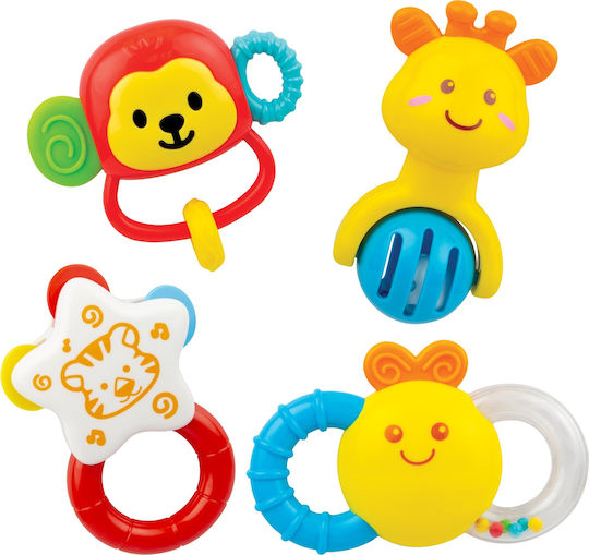 Winfun Σετ Κουδουνίστρες Ζωάκια Σετ Animal Pals Rattle Play
