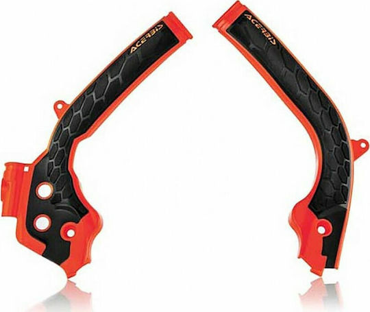Acerbis X-Grip Motorcycle Frame Protectors KTM 125 EXC / 125 SX / 250 SX-F Orange