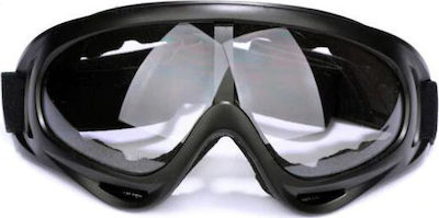 Schutzbrille Sportschutzbrille Anti-UV absorbierende Schutzbrille für Fahrrad Motorrad etc Weiß - X400