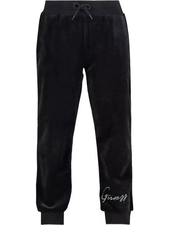 Guess Copilăresc Pantalon de Trening Negru 2buc