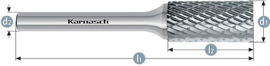 Karnasch Carbide Digging Bit 8mm Cutter Bit Carbide for Metal 8mm x 20mm x 8mm