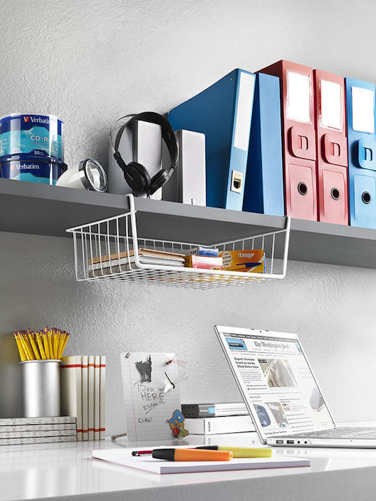 Metaltex Pendant Shelf Babatex Metal 40x26x14cm White
