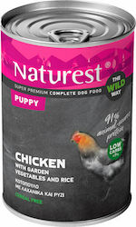 Naturest Canned Diet / Grain Free Puppy Food with Chicken, Vegetables and Rice 1 x 400gr