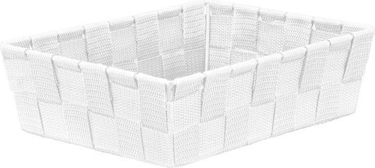 Kleine Wolke Storage Basket Plastic White 24x18.5x7cm 1pcs