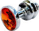 Dolce Piccante Buttplug Jewellery Анална тапа Small Оранжева 4см