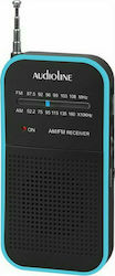 Audioline TR-350 Mini Radio Battery Blue