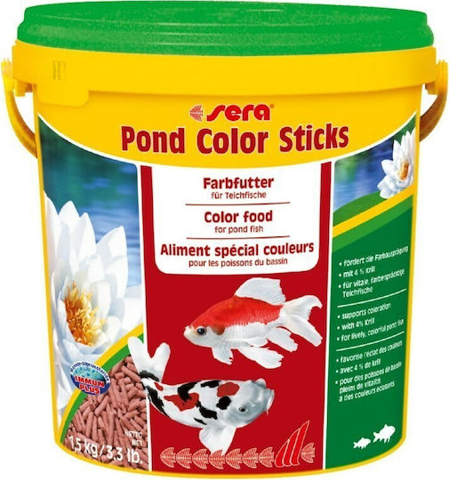 Sera Pond Color Sticks Fischfutter für Fische 10000ml