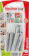 fischer Βύσμα με Ροδέλα & Βίδα 8x50mm Ούπα Πλαστικό 8x50mm 5τμχ