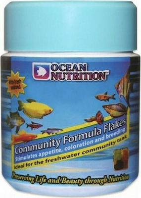 Ocean Nutrition Community Formula Tropical Fish Food Flakes 71gr 25605