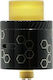 Titanide Leto Hexa RDA 24mm Black Gravure