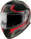 MT Thunder 3 SV Turbine C5 Full Face Helmet DOT / ECE 22.05 1450gr Matt Black/Red MTH000KRA359